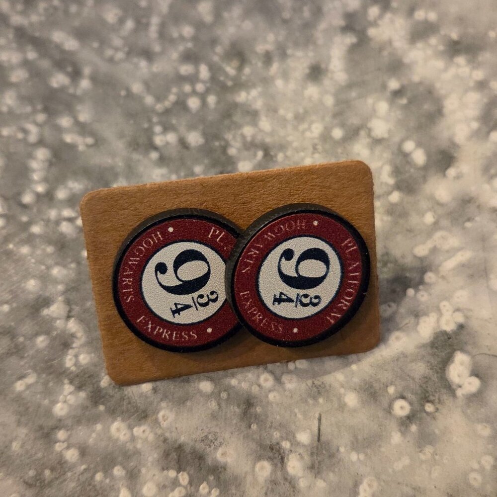 9 3/4 Harry Potter Stud Earrings